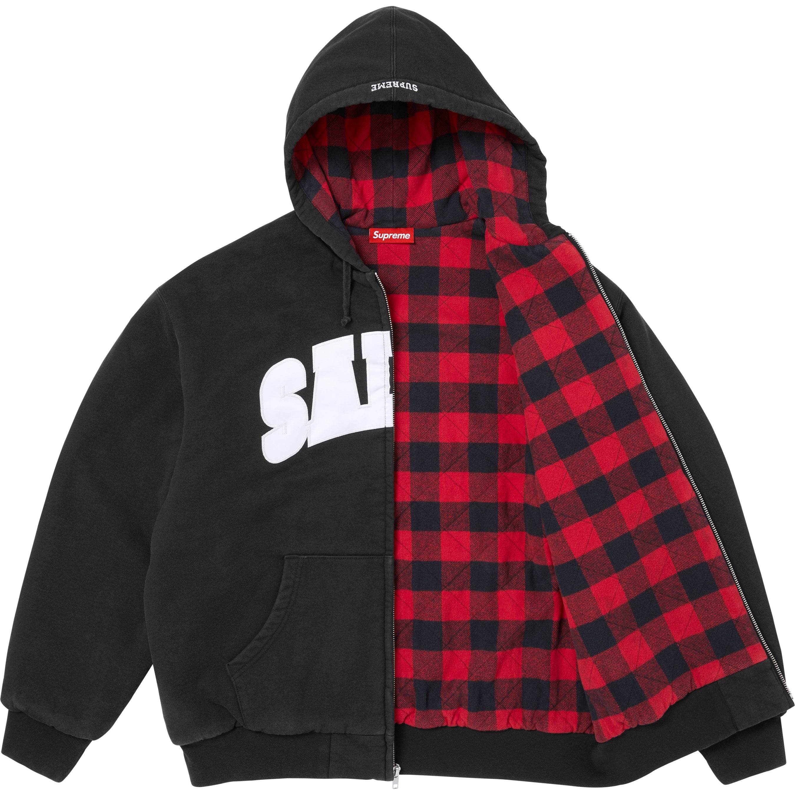 Supreme/SALEM Zip Up Hooded Sweatshirt view 9